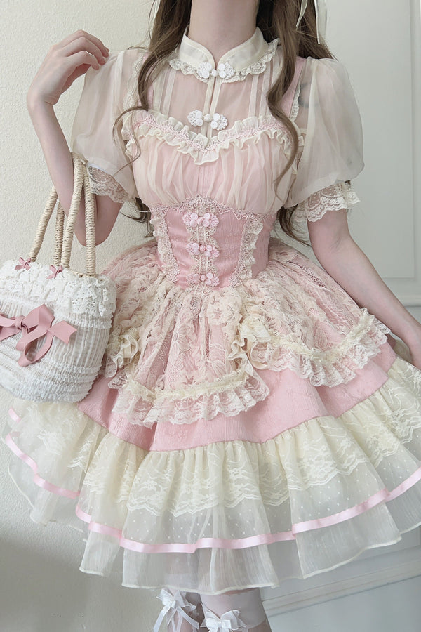 Sweet Ballet Style Lolita Suspender JSK Dress