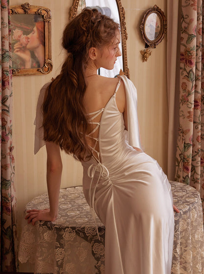 Angel Retro Roman Camisole Long Dress