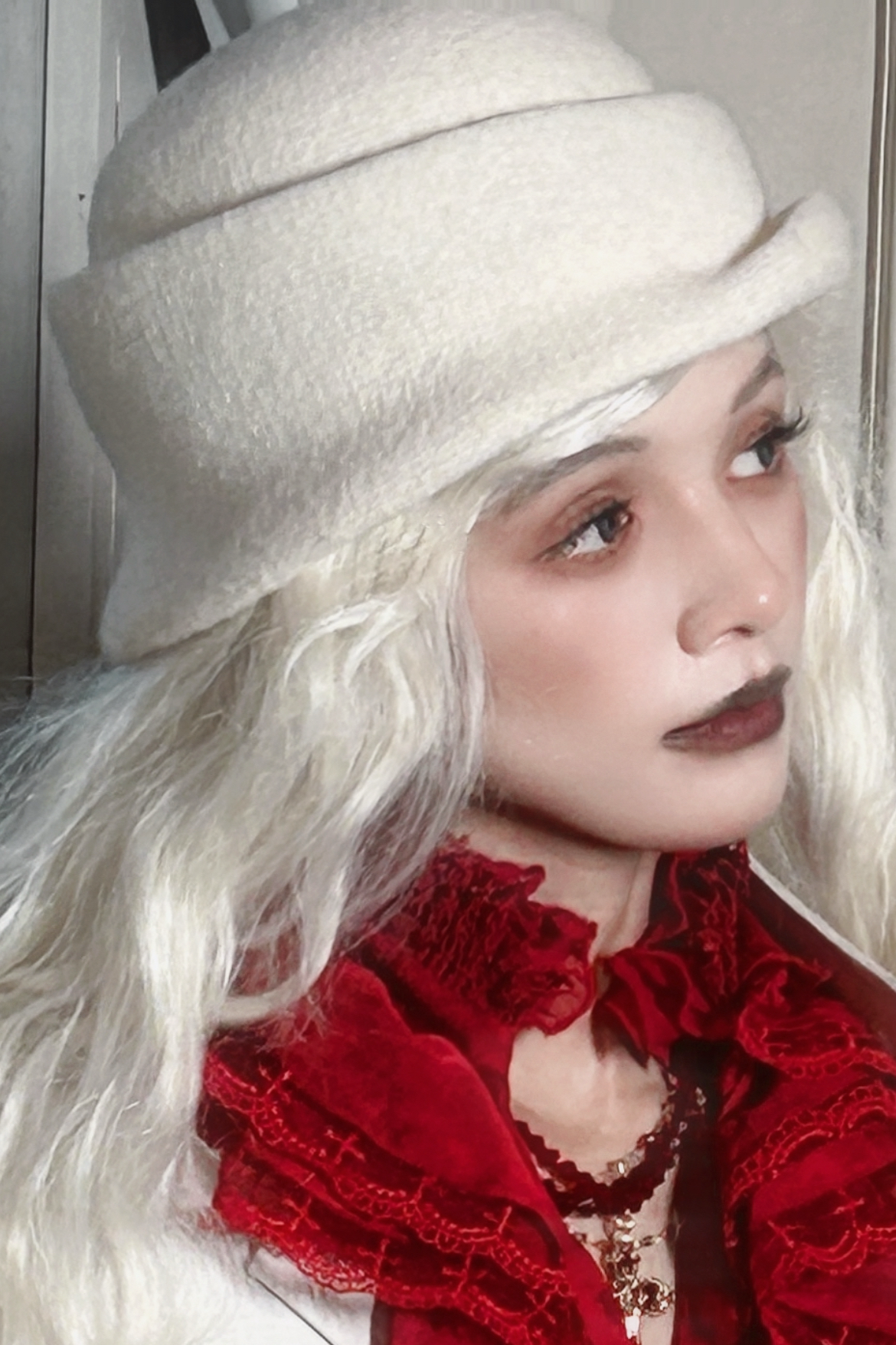 【予約商品】ゴシックロリータハット+ネックレス+ブローチ