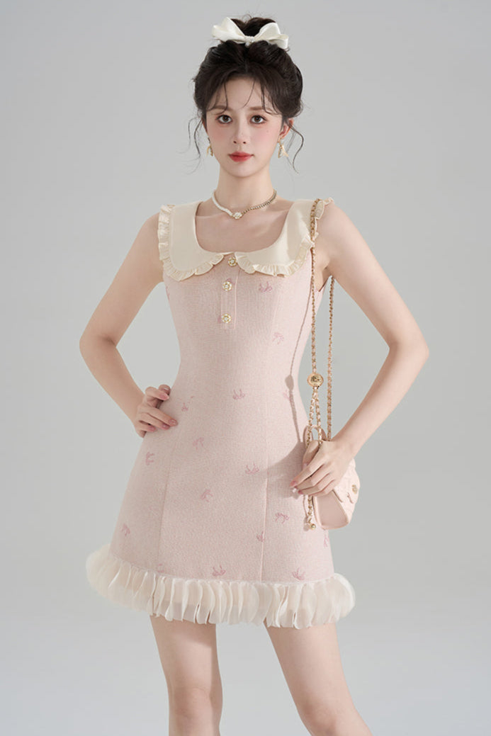 Sweet Doll Collar Sleeveless Dress