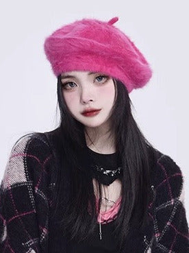 pink beret