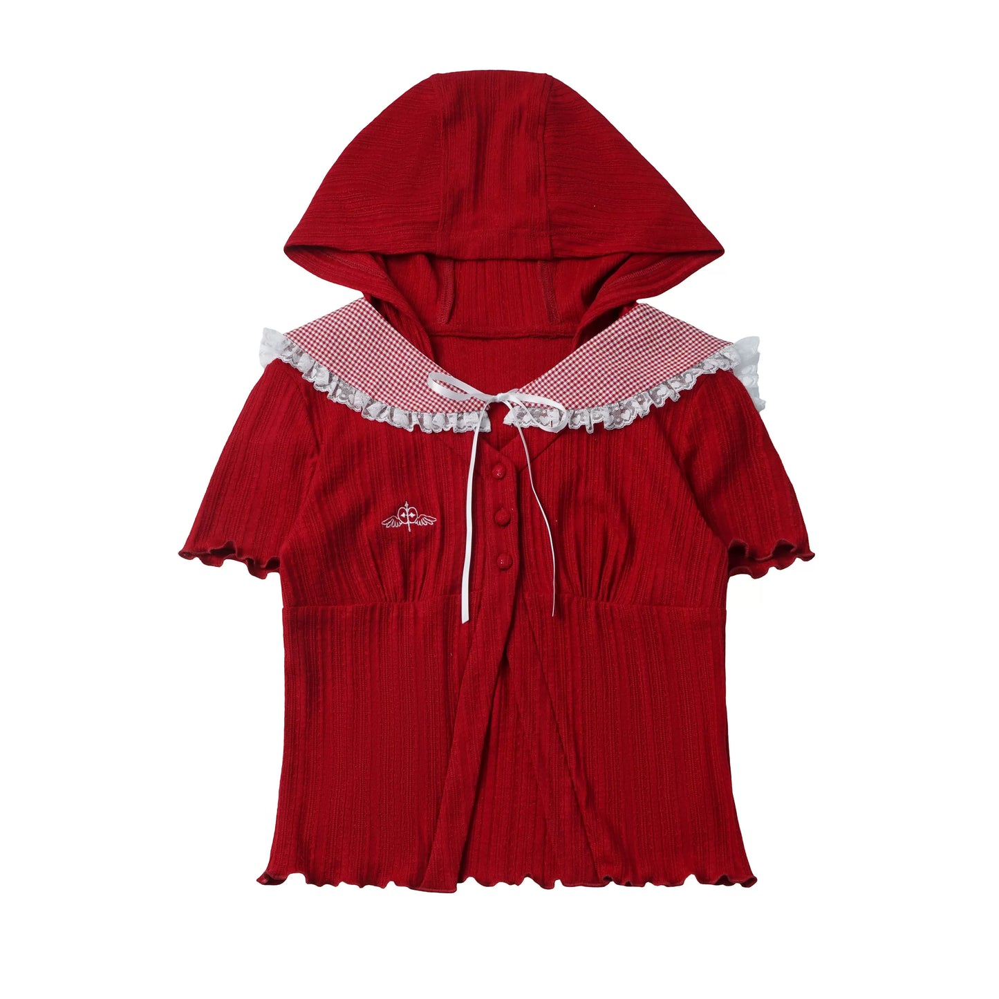 Apple Red Bunny Ear Girly Set