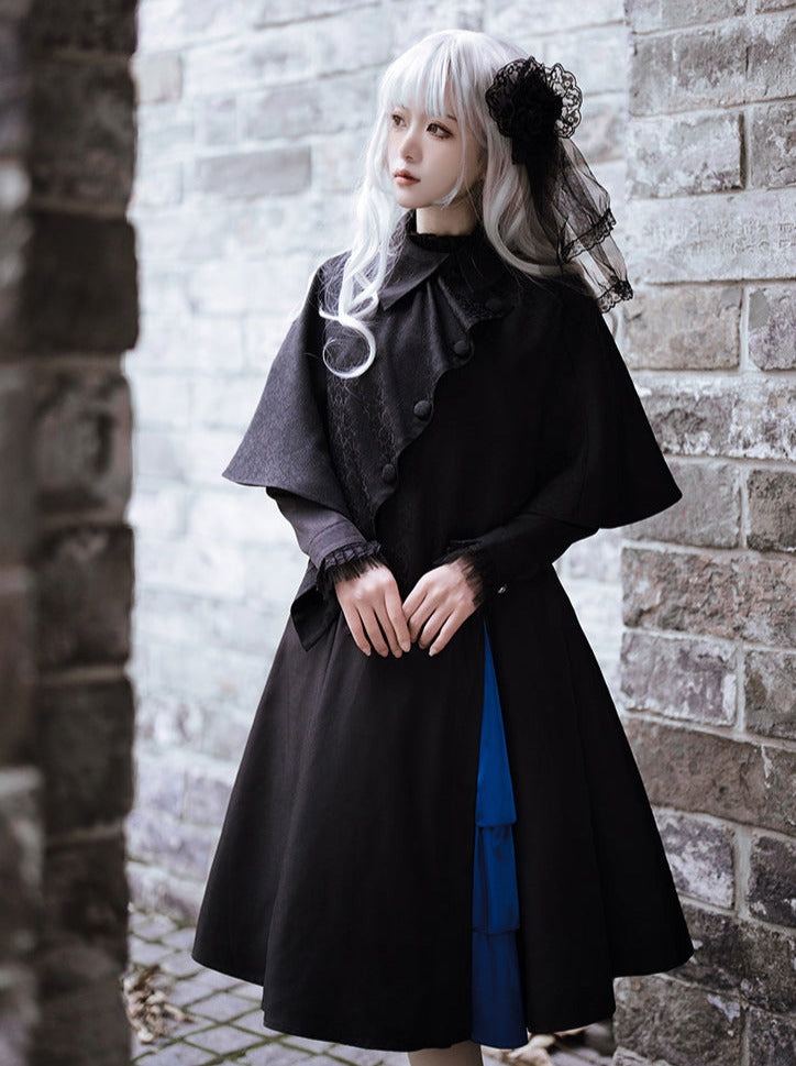 Eternal Night Cloak] withpuji original design three-color optional versatile irregular shawl lolita