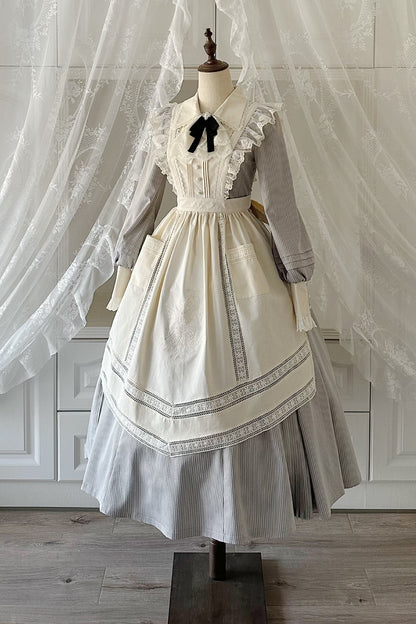 레트로 로리타 원피스 + 앞치마