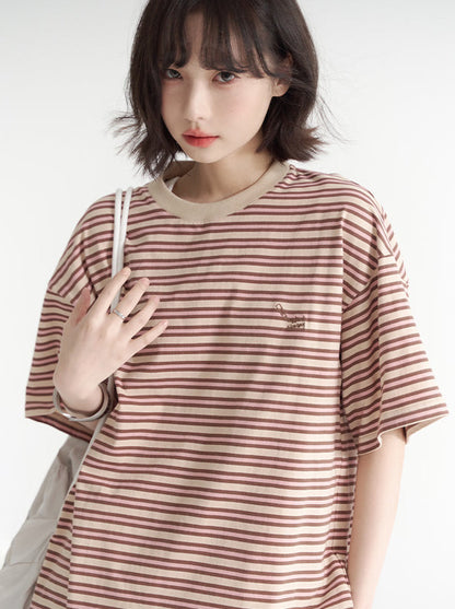 Striped Loose T-Shirt