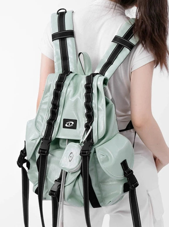 Leather Mode Bic Backpack