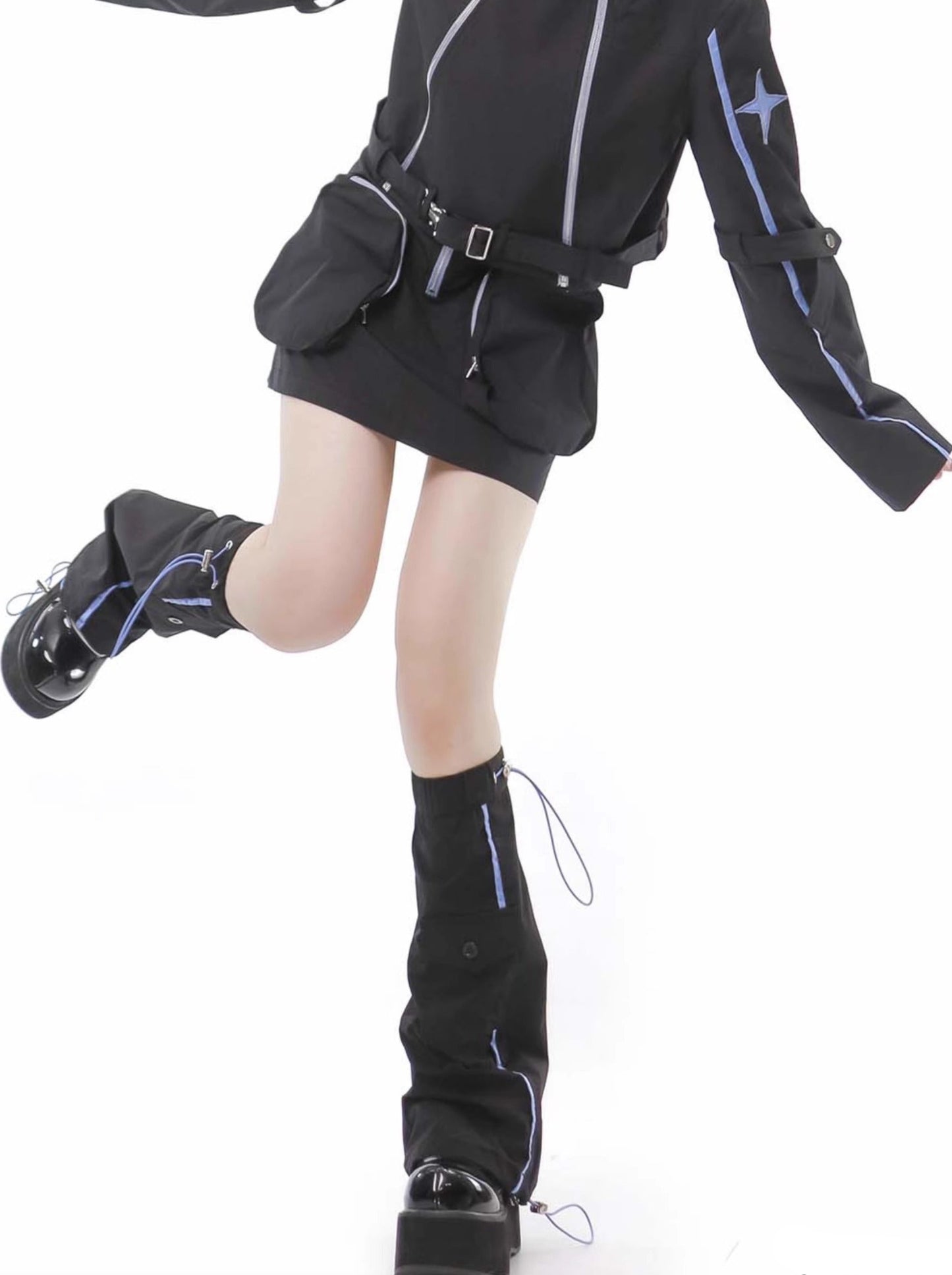 Cyber Star Meow Future Series Cat Ear Jacket Skirt Leg Cover Setup