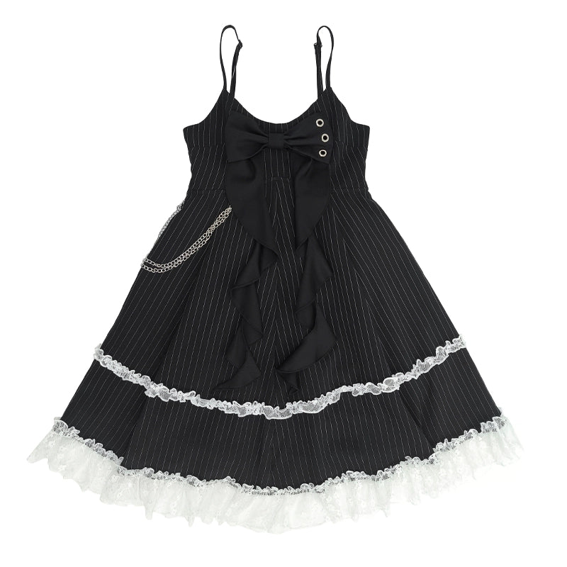 地雷レースキャミソールワンピース