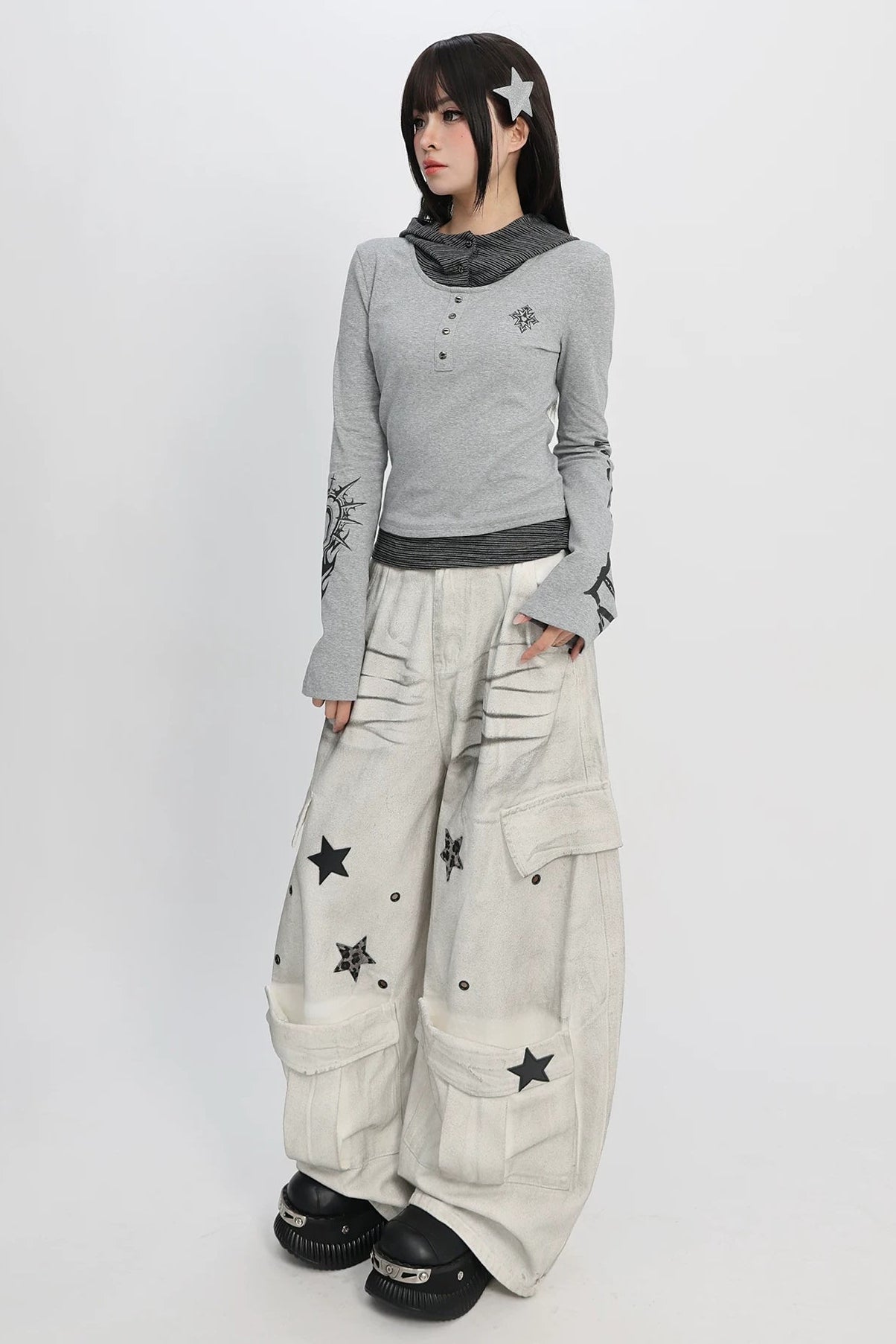 Wish Graffiti Hooded Top