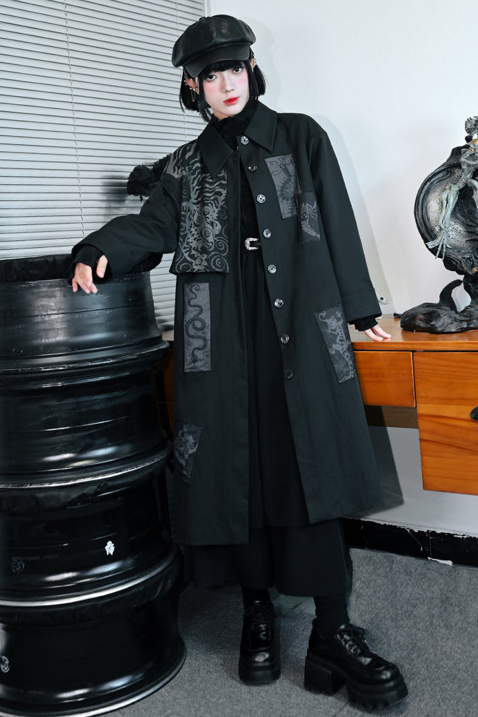 China Mode Long Trench Coat