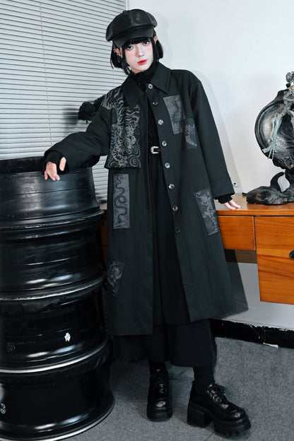 China Mode Long Trench Coat
