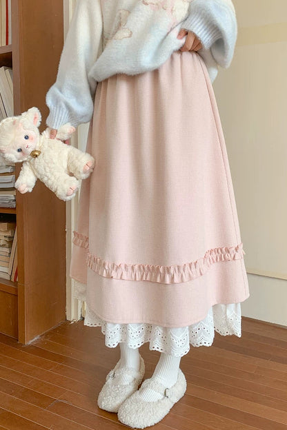 スイートレトロレーススカート