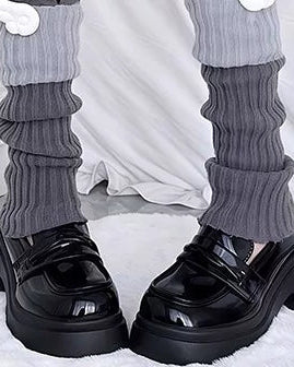 Color Blocked Wing Leg Warmers + Tights