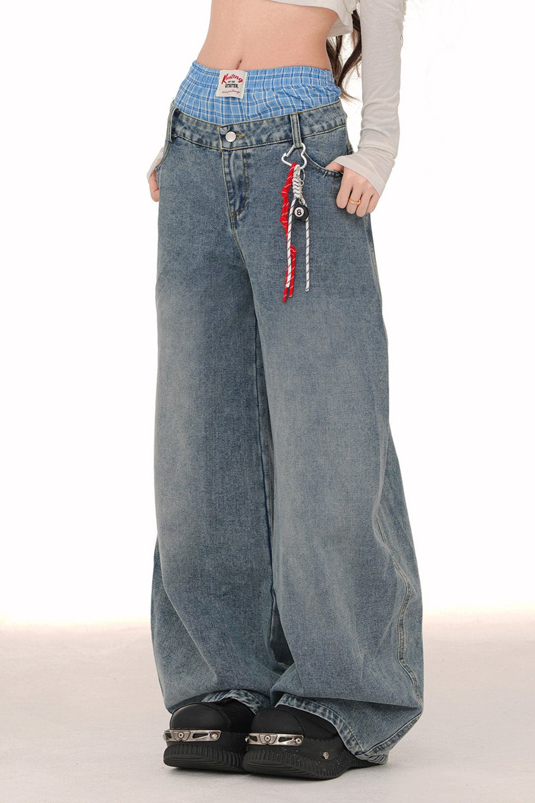 Long Leg Wide Leg Pipe Pants