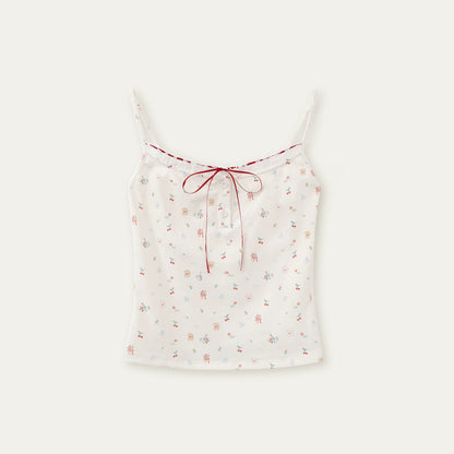 Floral Lace Cotton Camisole