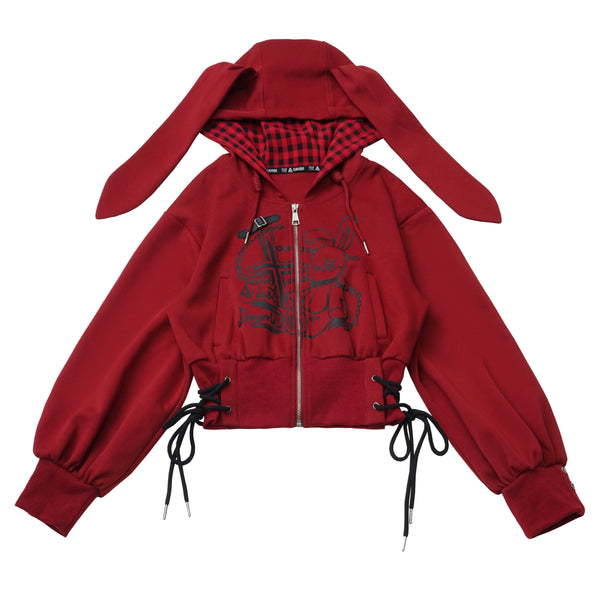 ラビットフーディー+スカート