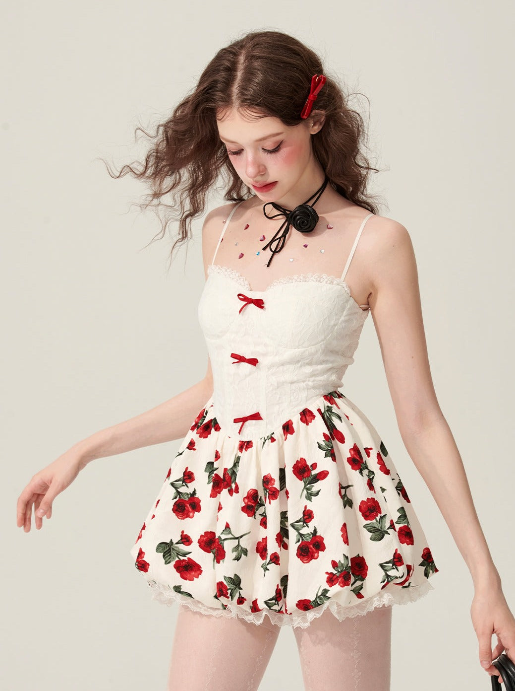 Flower Sweet Camisole Dress