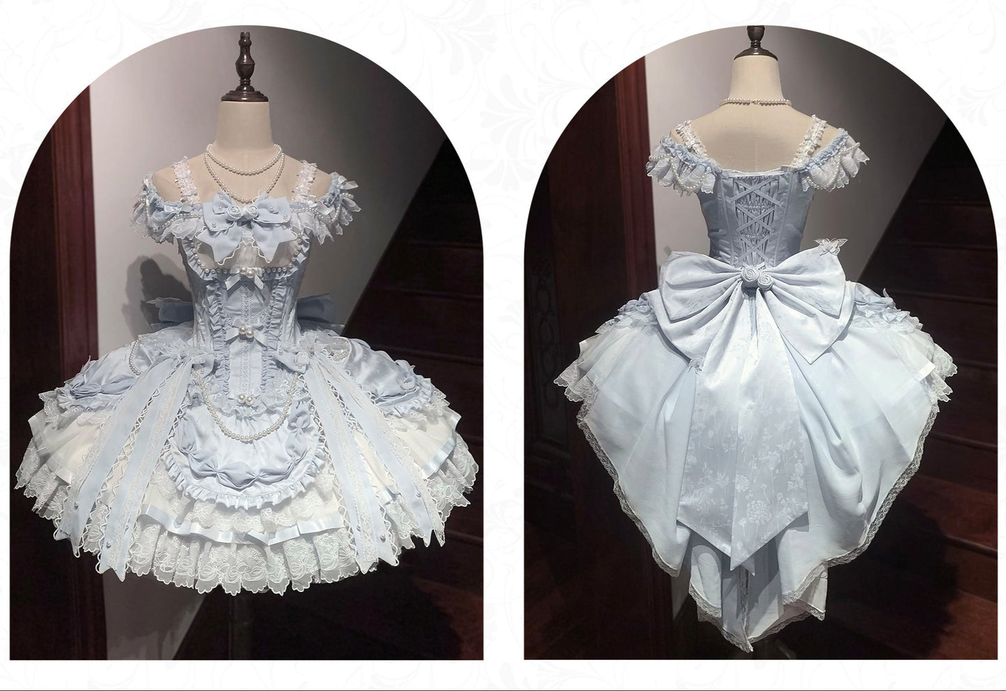 [Order Deadline: October 3] Pearl Rose Ballet Style Pure Elegant Dress