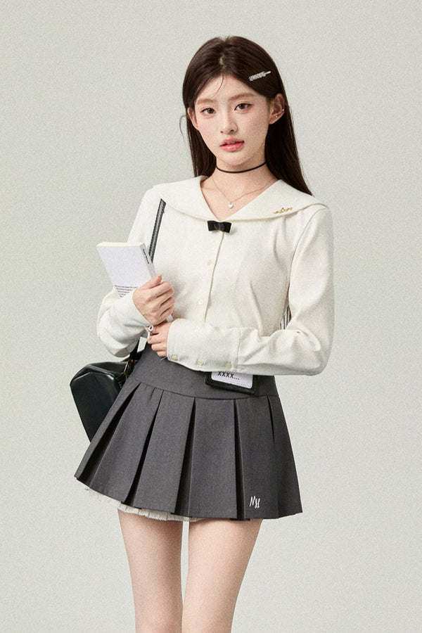 Flower Bell College Style Shirt