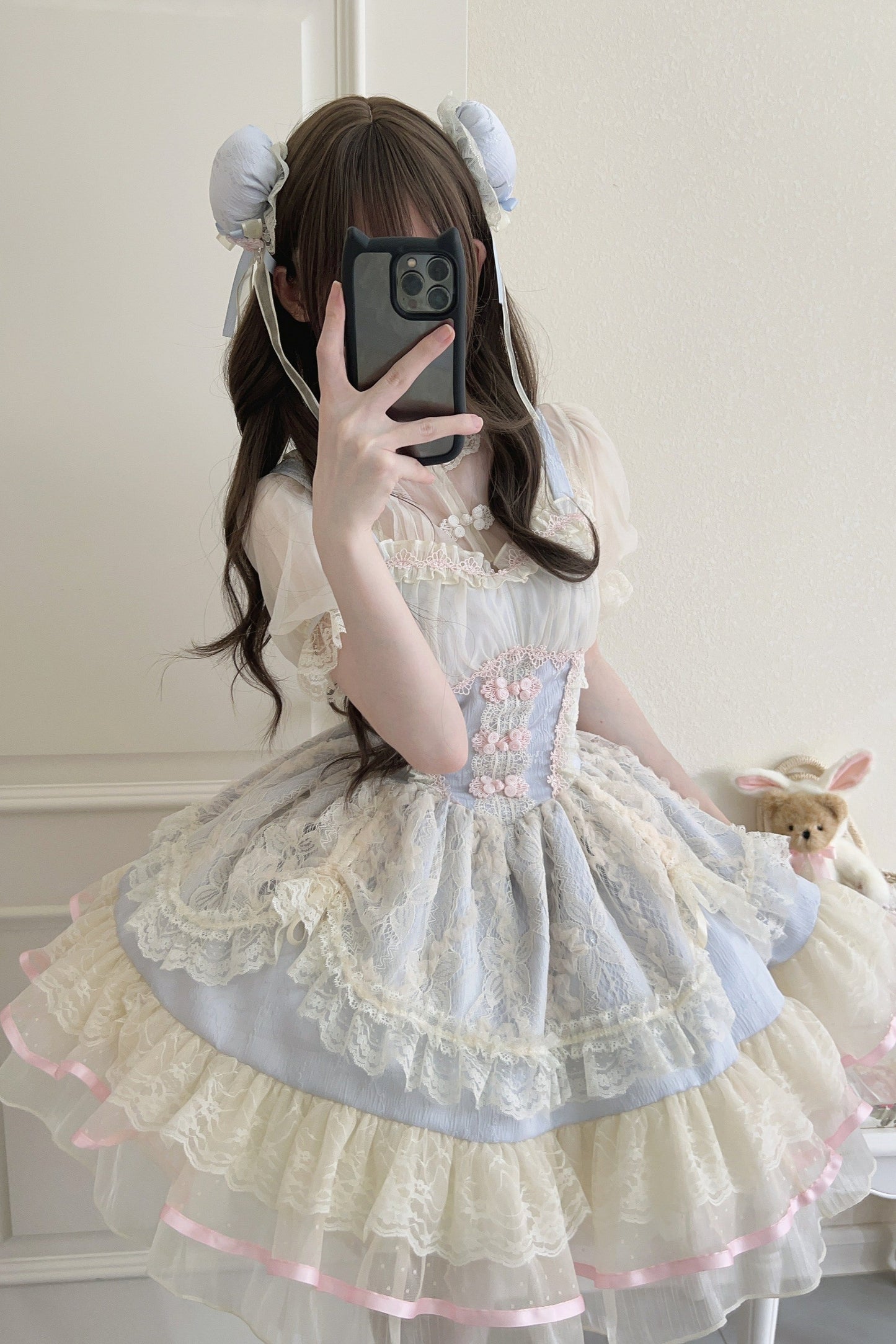 Sweet Ballet Style Lolita Suspender JSK Dress