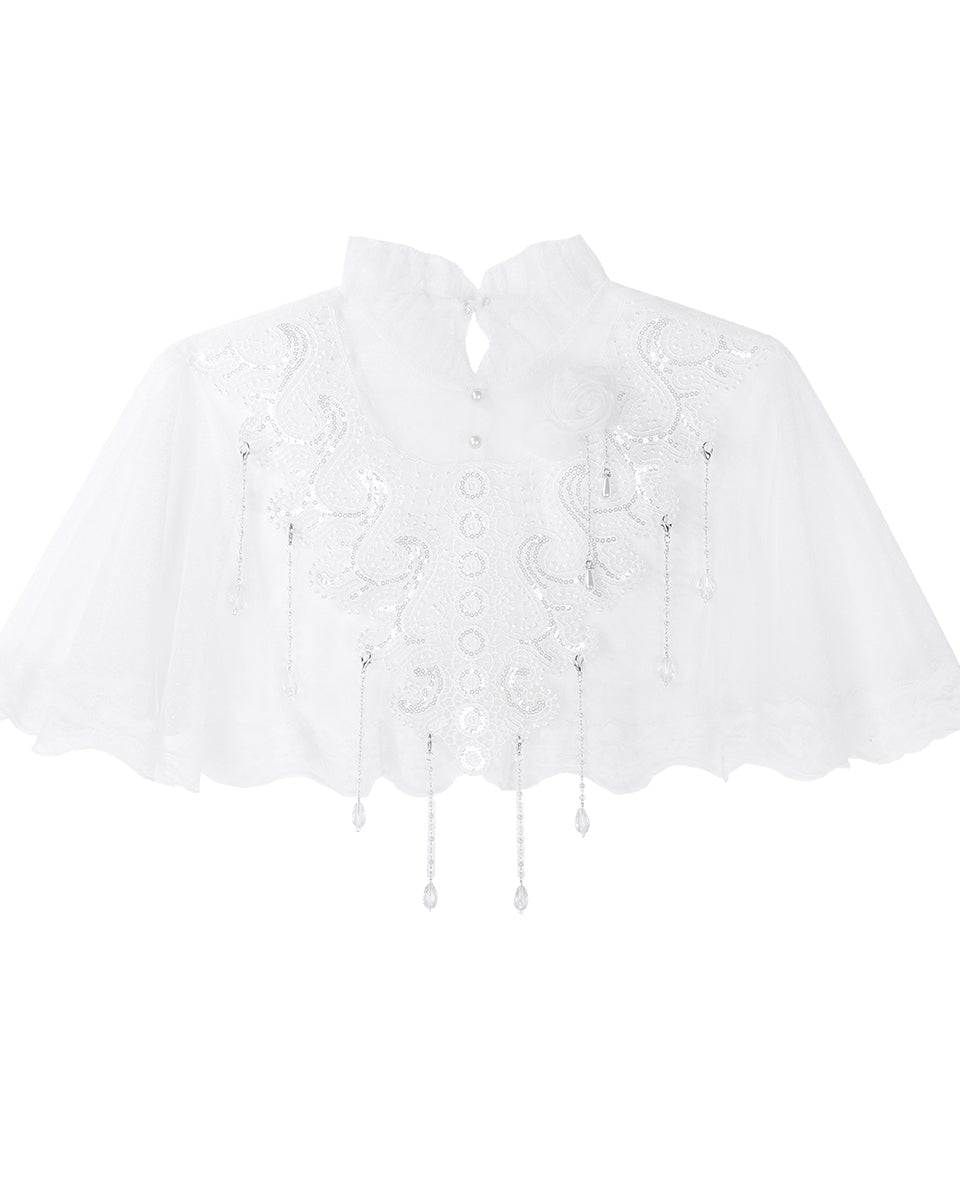 Elegant Princess Cape + Camisole + Skirt