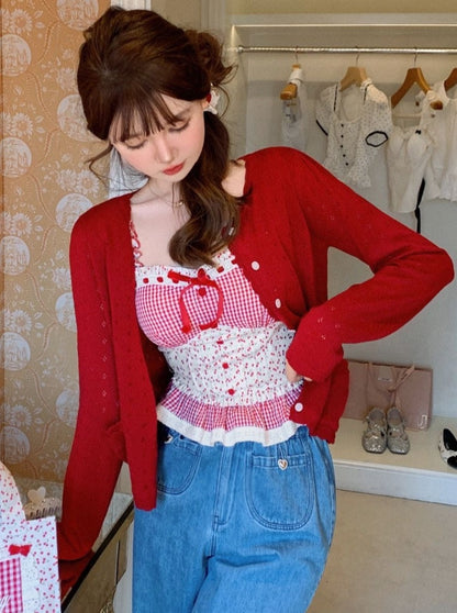 Retro Sweet Summer Cardigan