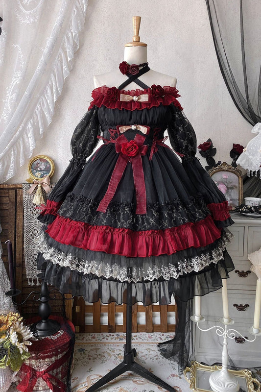 Rose Garden Witch Elegant Tul Dress Suit