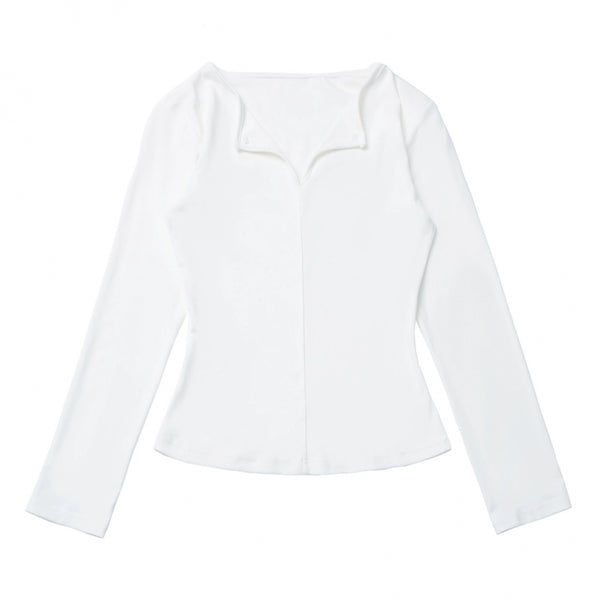 ステッチウエストベーシックトップス