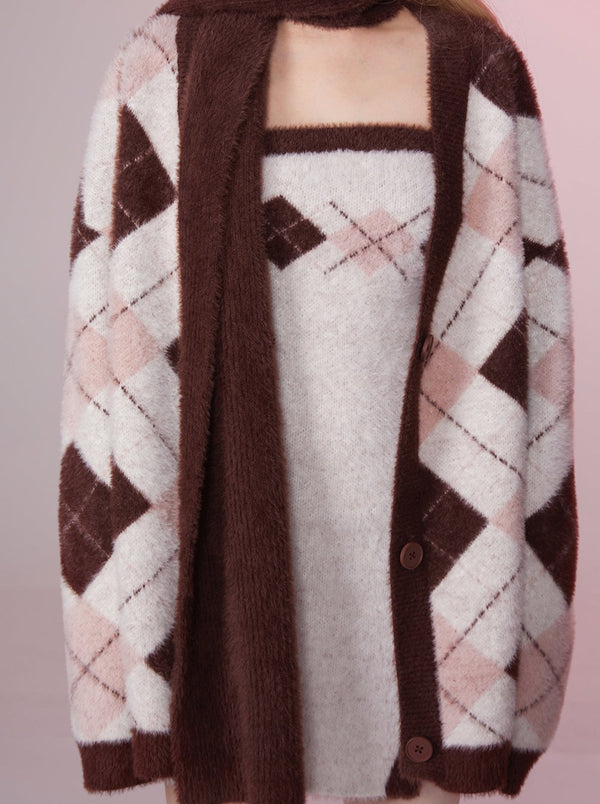 Sweet Chocolate Argile Overcardigan