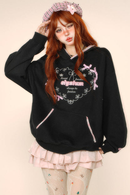 Love Embroidery Aziridoque Hoody