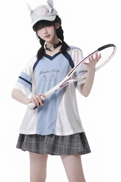 スポーティートップス＋フードトップス＋ケーキキュロット