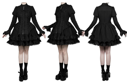 [Deadline for reservations: November 19] Camilla Spider Web Bat Gothic Dark Series Dress Full Set + Setup Full Set