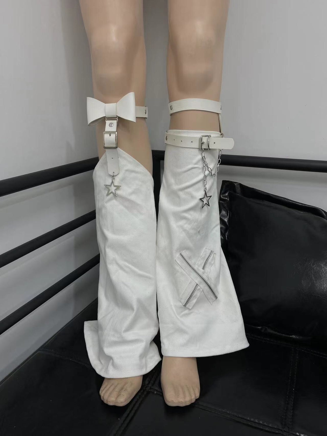 Y2k Star Chain Leg Covers