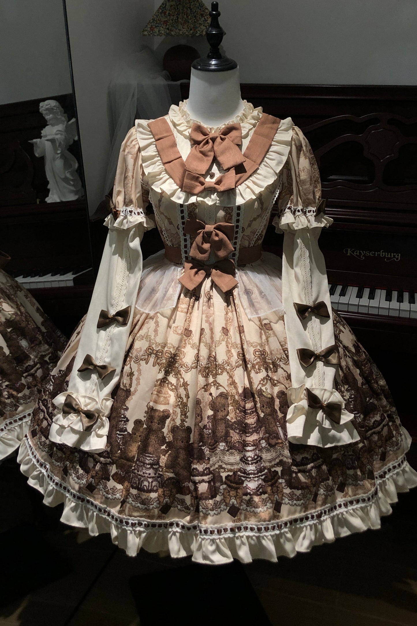 アンティークドールフリルロリータドレス