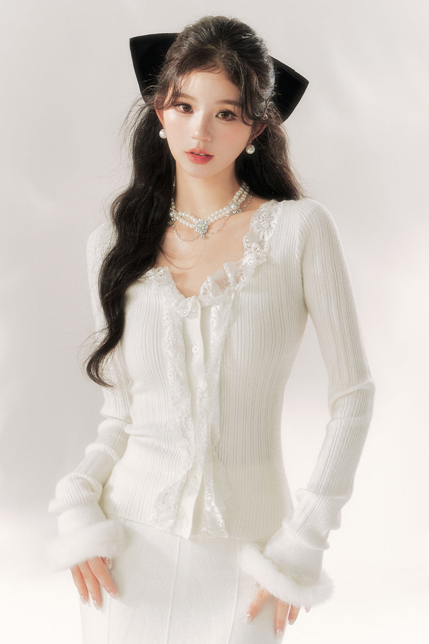 Princess Lace Knit Top