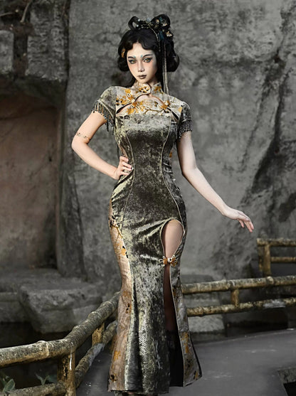 ドラゴンフェスティバルバックルスリムマーメイドロングスリット ドラゴンフェスティバルバックルスリムマーメイドロングスリット