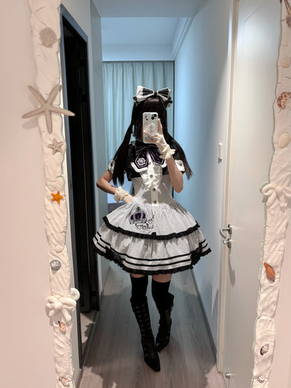 [Pre-order Deadline: March 31] Magical Academy Elegant Crown Embroidery Dress Type A/B