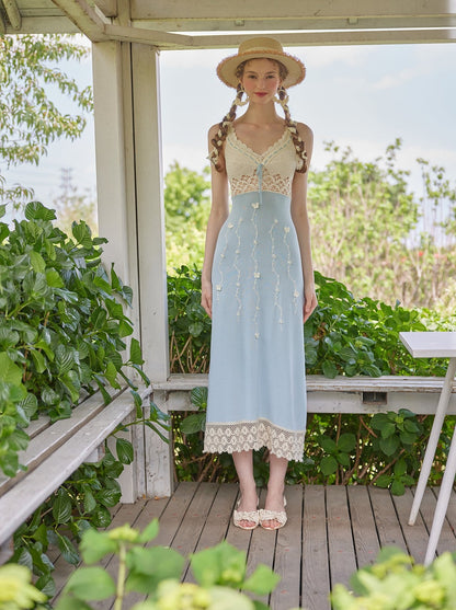 Retro summer dress + short cardigan