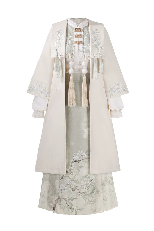 フォレストチャイナコート+スカート+トップス