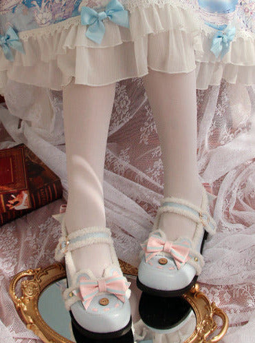 Bear Lolita Original Fluffy Low Heels