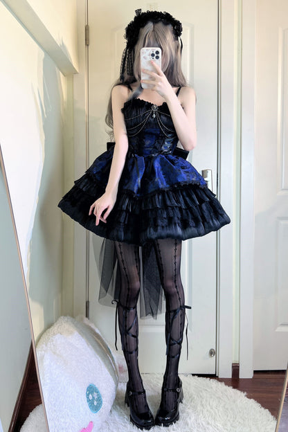 Vestido Lolita con Peto de la Serie Oscura