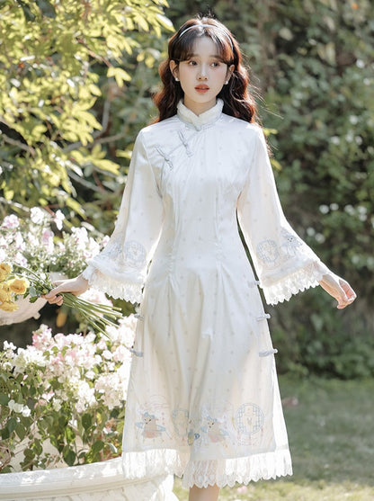 China Retro Long Dress