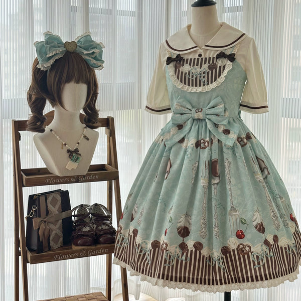 Sweet Mint Doll Lolita Dress