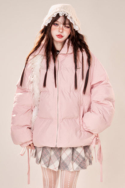 Peach Panna Cotta Cotton Jacket