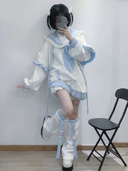 [Angel Neighborhood👼] Aqua Sailor Sportswear Jacket