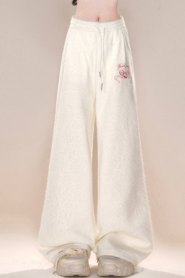 プラスフリースルーズコットンパンツ