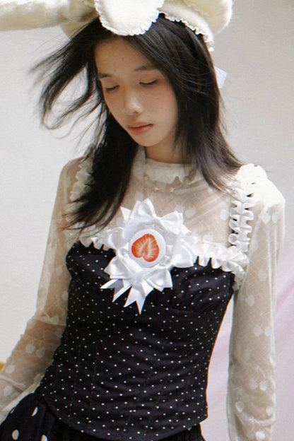 Strawberry Rose Brooch