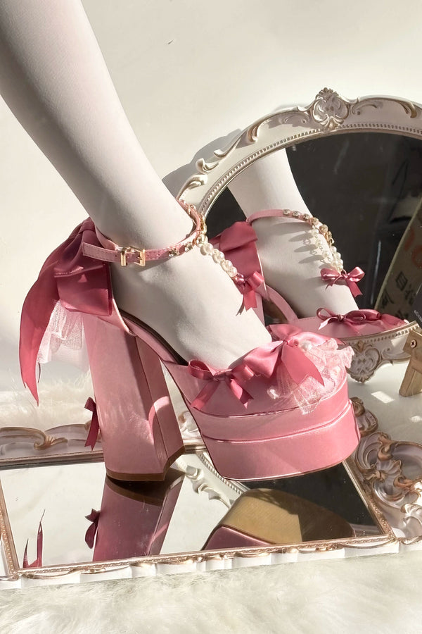 Loli Girl Ribbon Shoes