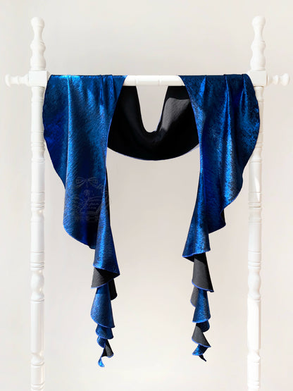 [Clôture des réservations le 105] Série d’accessoires gothiques élégants rouges/bleus (ras-du-cou/ensemble de broches papillon/KC serre-tête/châle/chaîne de taille/traîne à ruban au dos/gants en dentelle fleurie)