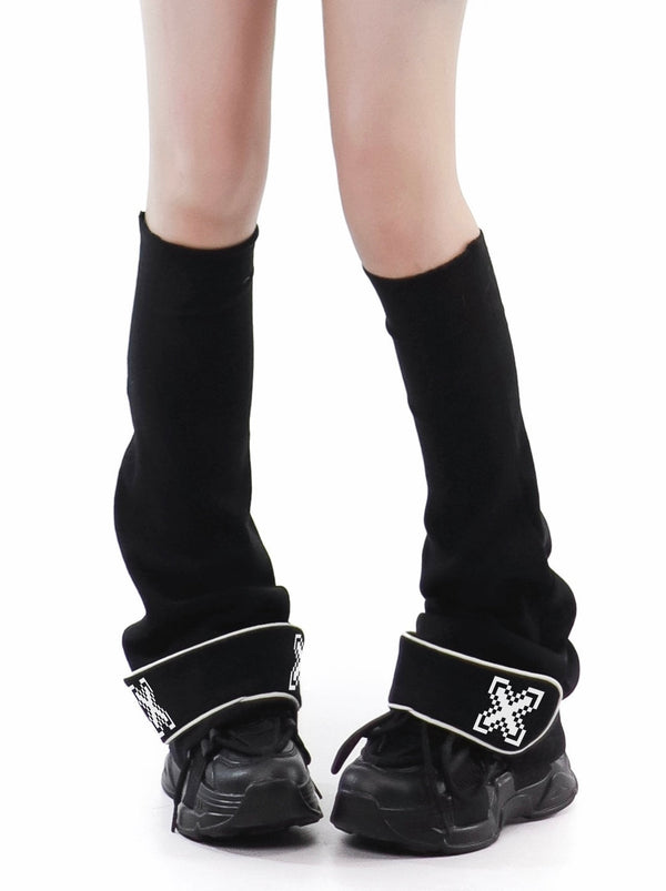 [Angel Neighborhood👼] Pixel Arrow Subculture T-shirt Shorts Leg Cover Setup